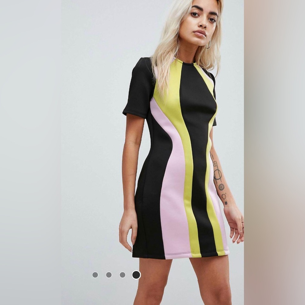 60s inspired mini dress